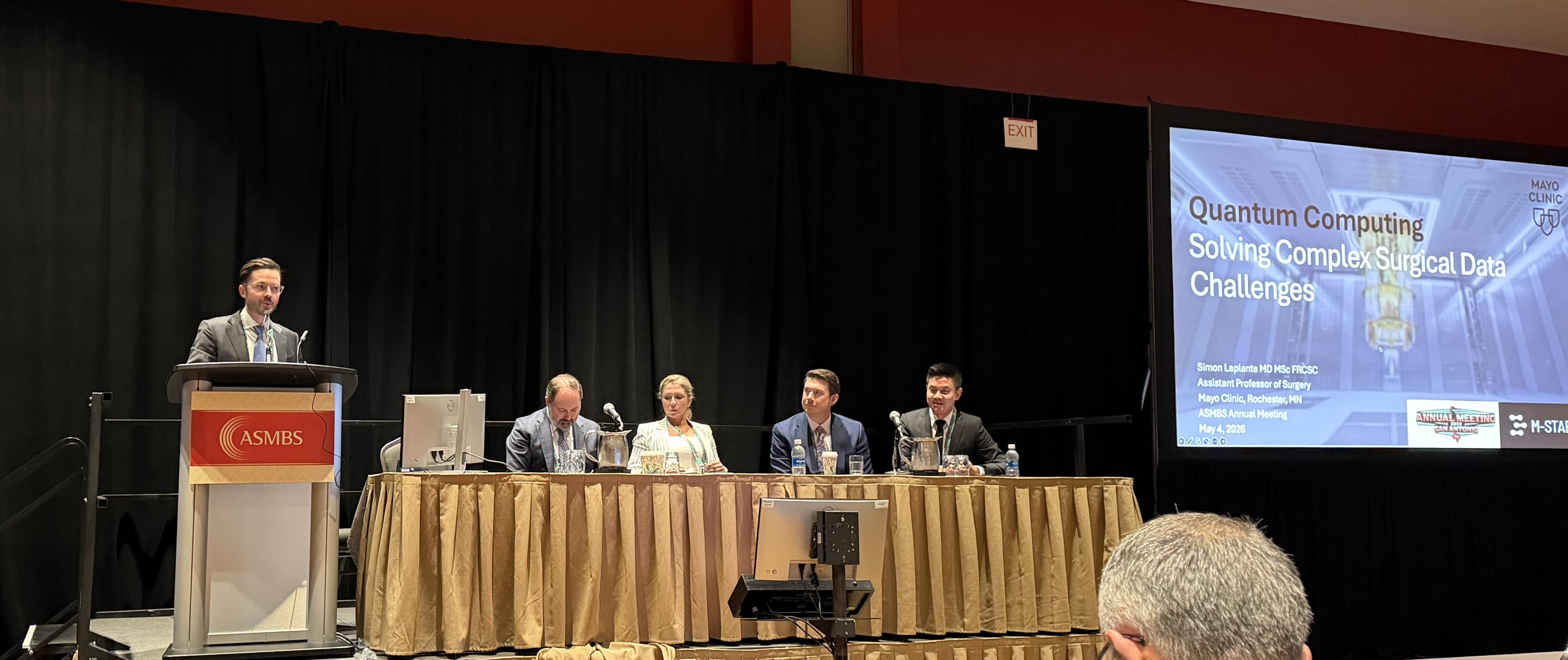 Dr. Laplante presenting at ASMBS 2026 in San Antonio