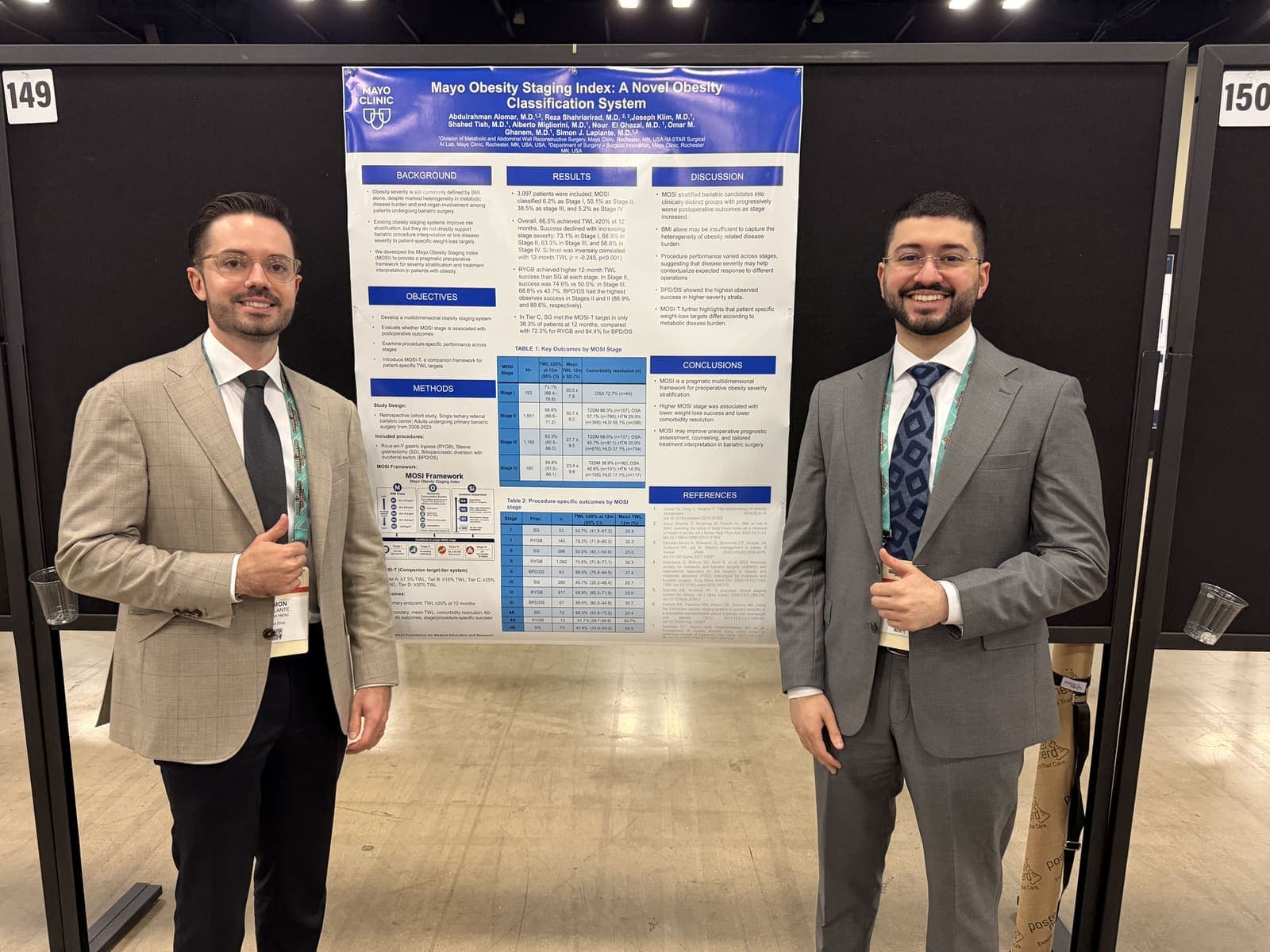 MOSI abstract poster presented by the A-STAR Lab at the 2026 ASMBS Annual Meeting