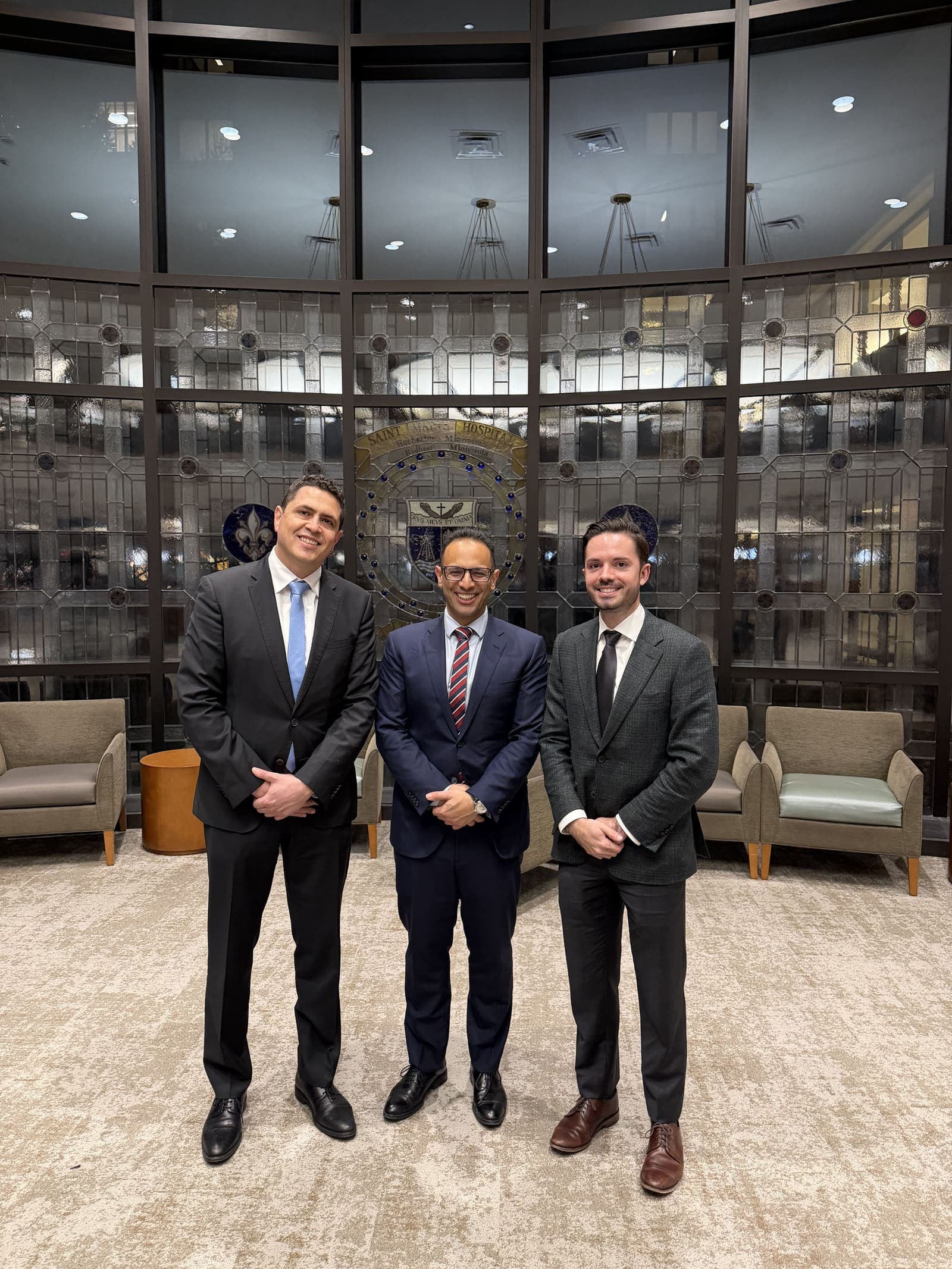 A-STAR Lab team members with Dr. Amin Madani during his Mayo Clinic visit